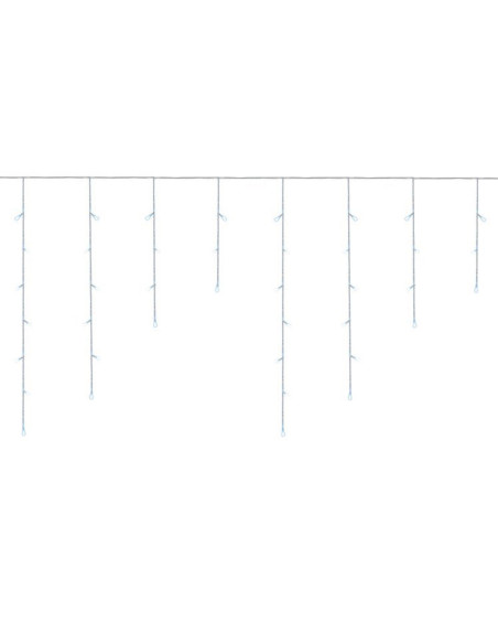 Kerstverlichting - 300 LED- IJsgordijn - Koud Wit - Combineerbaar