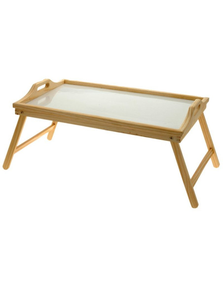 Houten dienblad voor op bed