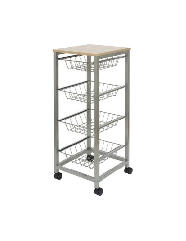 Duett Keukentrolley op Wieltjes - 4 uitneembare...