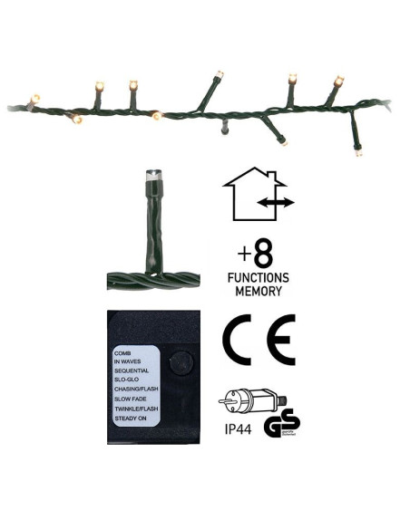 Micro Cluster 700 LED's 14 meter extra warm wit