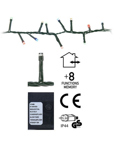 Micro Cluster 700 LED's 14 meter multicolor