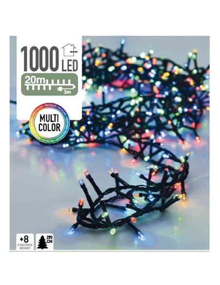 Micro Cluster 1000 LED's 20 meter multicolor