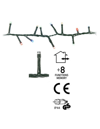 Micro Cluster 1000 LED's 20 meter multicolor