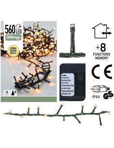 Micro Cluster 560 LED's 11 meter extra warm wit 2