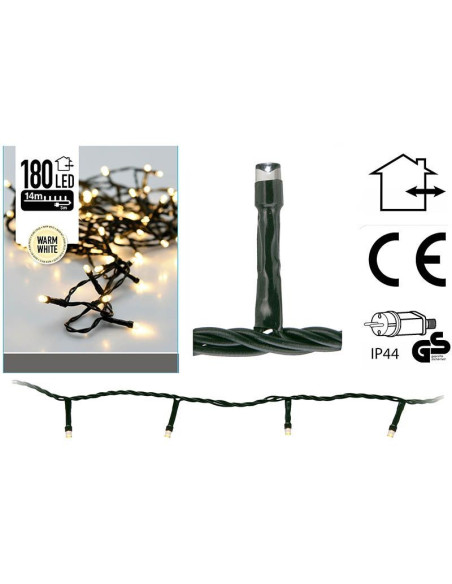 LED-verlichting 180 LED's 13.5 meter warm wit