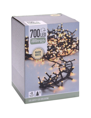 Micro Cluster 700 LED's -14 meter - warm wit