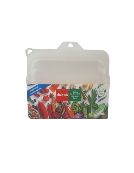 Duett Siliconen Vershoudzak - 470 ml - Duurzaam