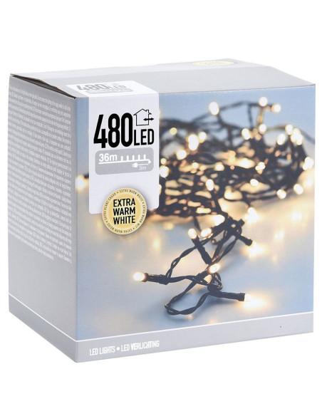 LED-verlichting - 480 LED's - 36 meter - extra warm wit