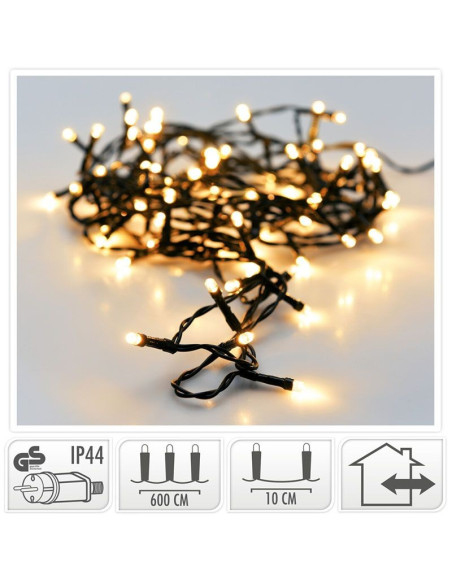 LED-verlichting - 120 LED's - 9 meter - extra warm wit