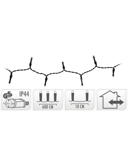 LED-verlichting - 120 LED's - 9 meter - extra warm wit
