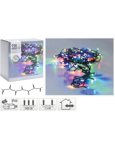 LED-verlichting - 320 LED's - 24 meter - multicolor