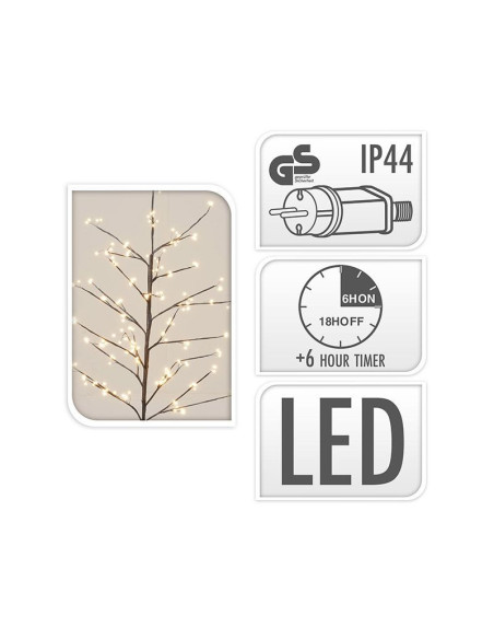 Lichtboom 120cm - 240LED - met timer