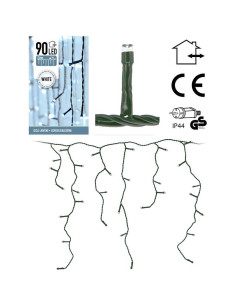 IJspegel verlichting - 90 LED - 3 meter - wit 2
