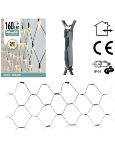 Netverlichting 160 LED's - 200x100 cm - warm wit - groen... 2