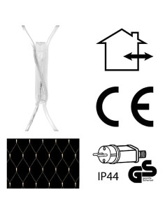 Netverlichting 160 LED - 200 x 100cm - warm wit