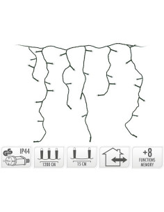 IJspegel verlichting - 360 LED - 12 meter - warm wit - 8... 2