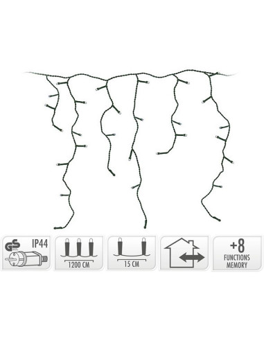 IJspegel verlichting - 360 LED - 12 meter -...