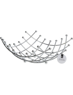 Fruitschaal - Chroom - 32 x 30 cm