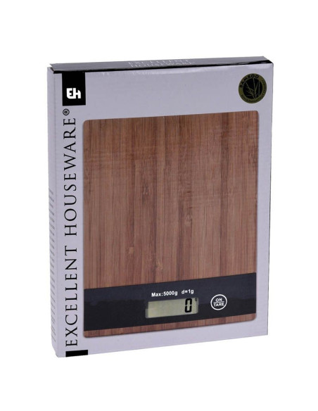 Digitale Keukenweegschaal - bamboe