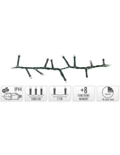 Micro Cluster met Haspel - 500 LED - 10 meter - met timer... 2