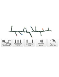 Micro Cluster met Haspel - 750 LED - 15 meter - met timer... 2