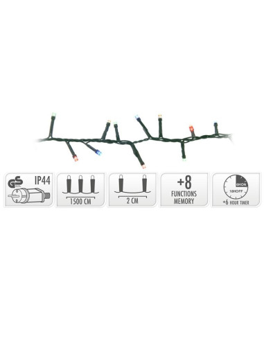 Micro Cluster met Haspel - 750 LED - 15 meter -...