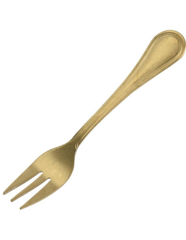 Gebaksvorkjes - 4 stuks - goudkleurig