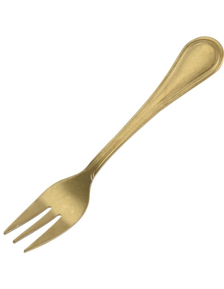 Gebaksvorkjes - 4 stuks - goudkleurig