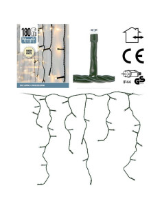 Ijspegelverlichting 180 LED Warmwit