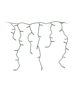 IJspegel verlichting 180 LED's - 6 meter - warm wit 2