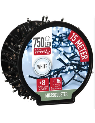 Micro Cluster met Haspel - 750 LED - 15 meter -...