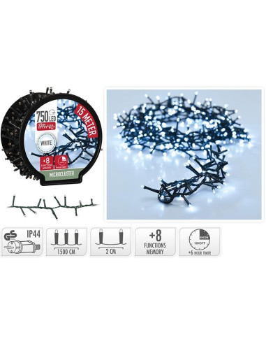 Micro Cluster met Haspel - 750 LED - 15 meter -...