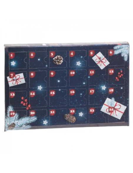 Kerstdorp accessoires - 24 delig - advent kalender