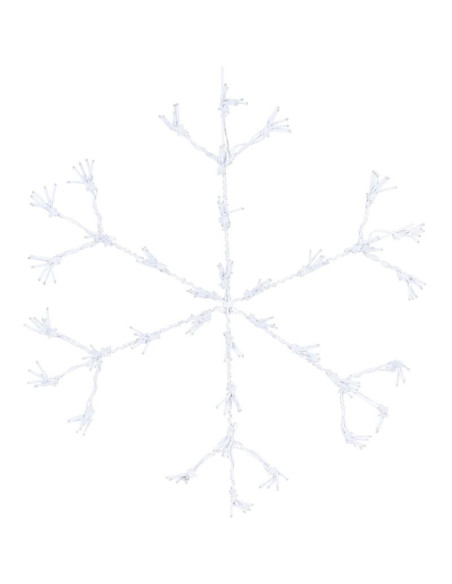 Sneeuwvlok 216LED - 60cm - Warm Wit