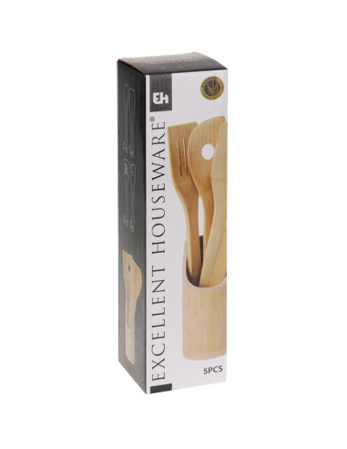 Bamboe Keukengerei - houten spatels