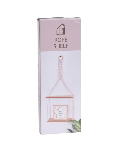 Hangplateau met Touw Decoratie - 2 plateaus