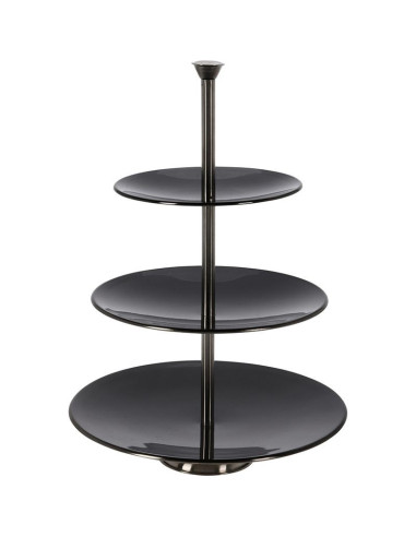 Etagere RVS - 36,5 cm - glanzend
