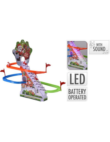 Kerst Klimbaan - met Licht en Kerstmuziek