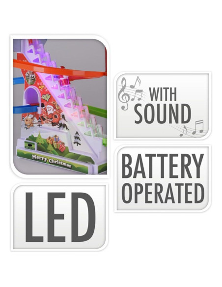 Kerst Klimbaan - met Licht en Kerstmuziek