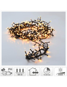 Micro Cluster 400 LED - 8m - met timer en dimmer - extra... 2