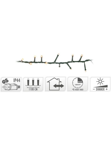 Micro Cluster 560 LED - 11m - met timer en...