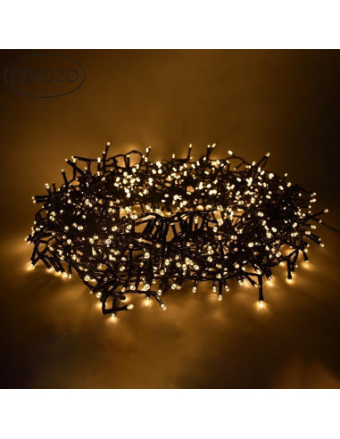 Micro Cluster - 800 LED - 16 meter - extra warm...