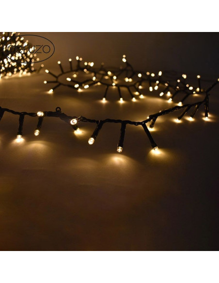 Micro Cluster - 560 LED - 11 meter - extra warm wit