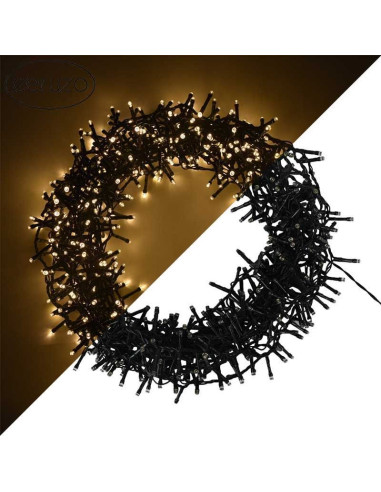 Micro Cluster - 560 LED - 11 meter - extra warm...