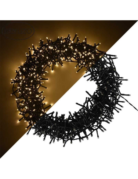 Micro Cluster - 560 LED - 11 meter - extra warm wit