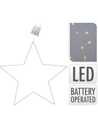 Kerstverlichting - ster design - 45cm
