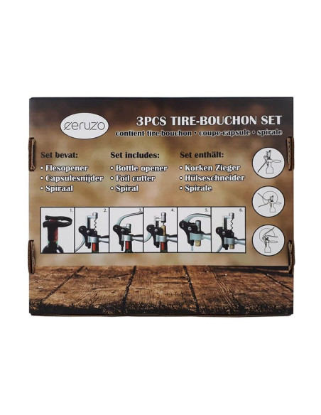 Ceruzo Kurkentrekker Deluxe - Giftset