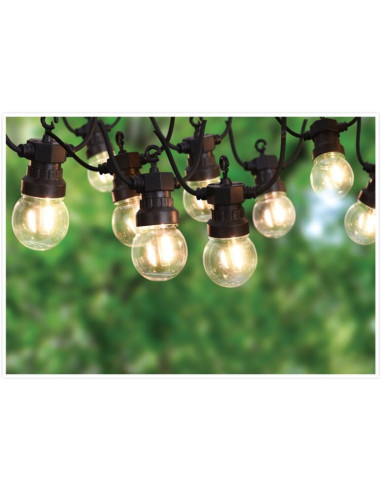 Lichtsnoer met 10 LED Filament Lampen - voor...