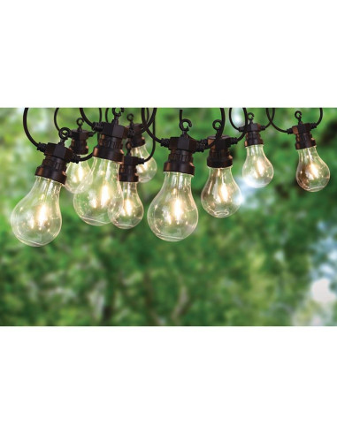 Lichtsnoer met 10 LED Filament - diameter 6cm