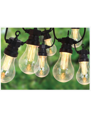 Lichtsnoer met 10 LED Reflector Lampen - voor...